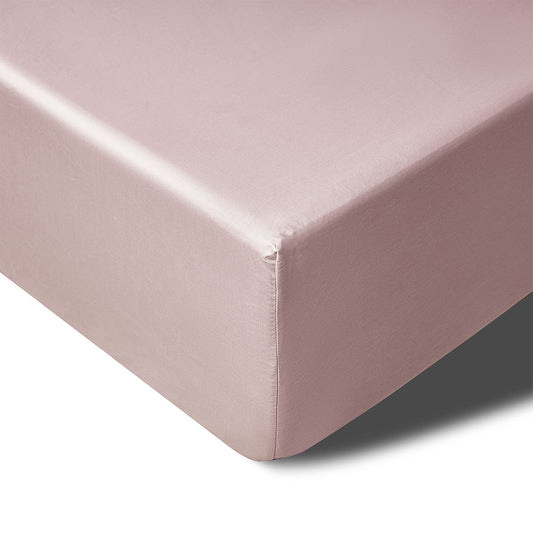 Accessorize 400TC Blush Bamboo Cotton Mega / Super Fitted Sheet 50cm Wall Queen