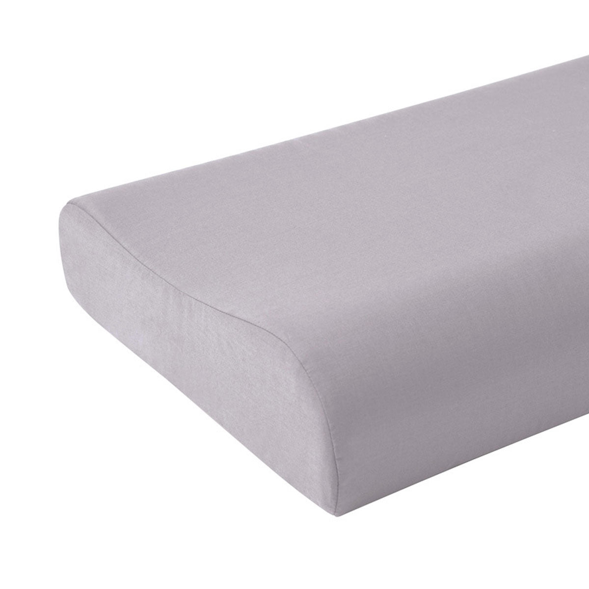 Accessorize Silver Cotton Rich Contour Pillowcase 40x60x12cm