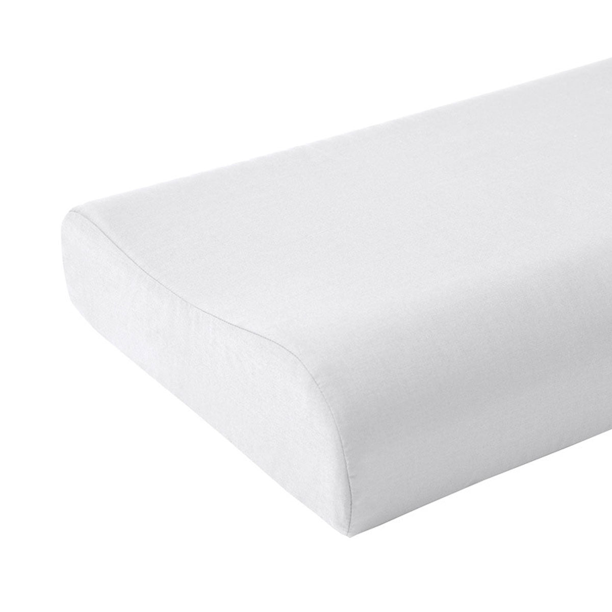 Accessorize White Cotton Rich Contour Pillowcase 40x60x12cm