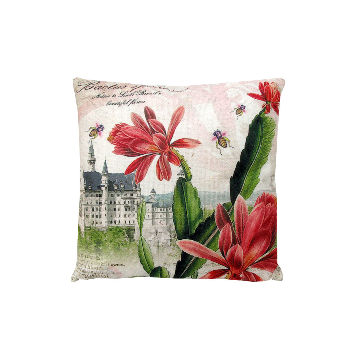 J.Elliot Home Blossom Pink Filled Cushion 43 x 43 cm