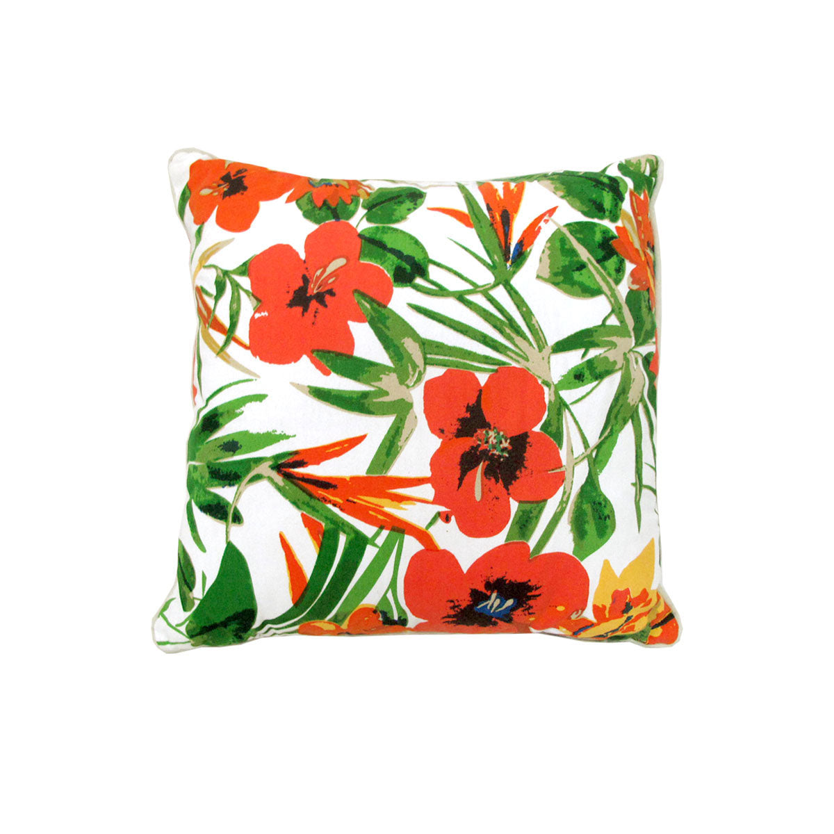 J.Elliot Home Kalani Floral Filled Cushion 43 x 43 cm Green