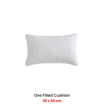 Private Collection Aerin Ivory 100% Cotton Oblong Filled Cushion