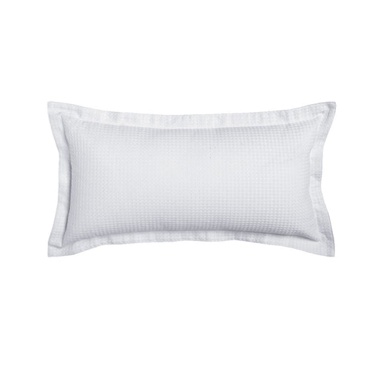 Platinum Collection Ascot White Oblong Filled Cushion 30 x 60cm