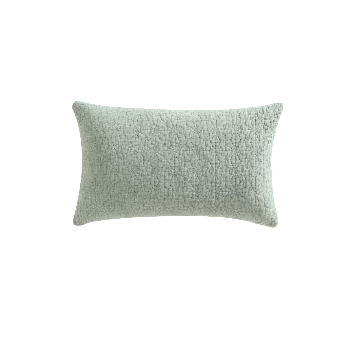 Platinum Collection Kayo Sage 100% Cotton Oblong Filled Cushion 30 x 50cm