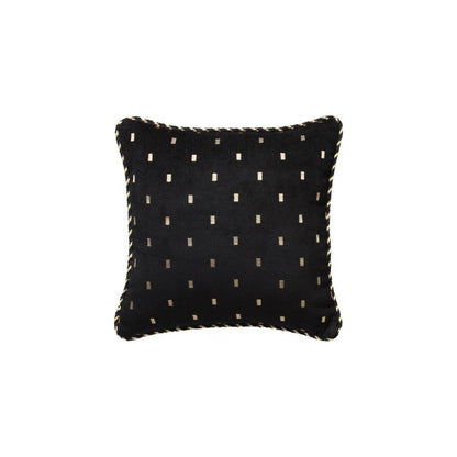 Davinci Massimo Black Square Filled Cushion 45 x 45cm