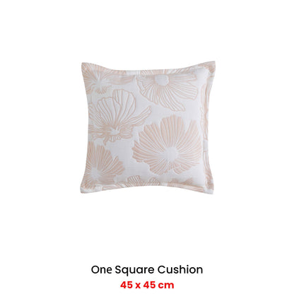 Platinum Collection Poppi Rose Square Filled Cushion 45 x 45cm