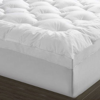 Platinum Collection 1000GSM Cloud White Mattress Topper Super King