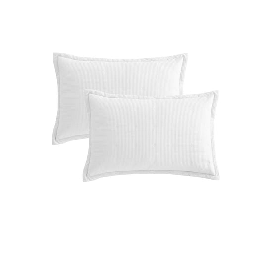 Platinum Collection Pair of Ascot White Standard Pillowcases 48 x 73 + 20cm