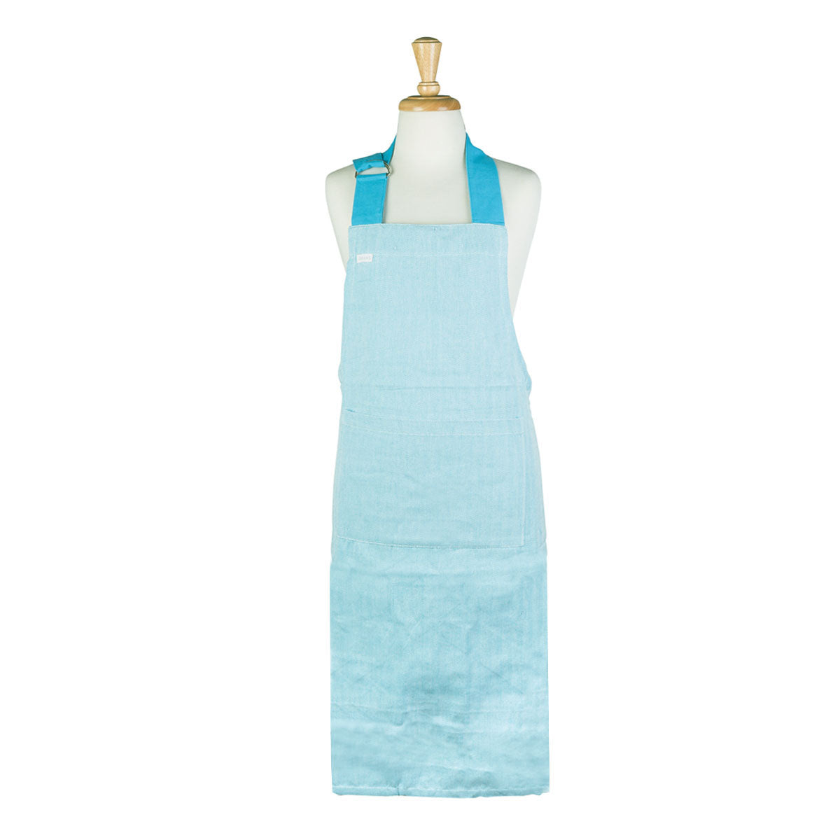 Rans Herringbone Blue Cotton Apron