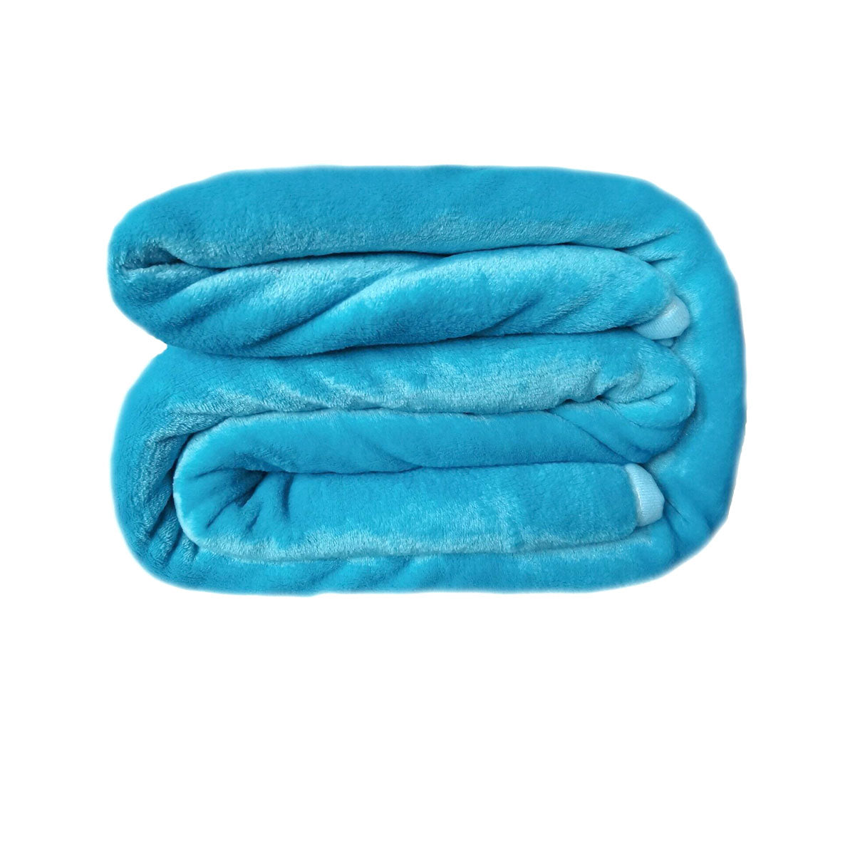 550GSM 2-Ply Mink Blanket Queen/King Aqua