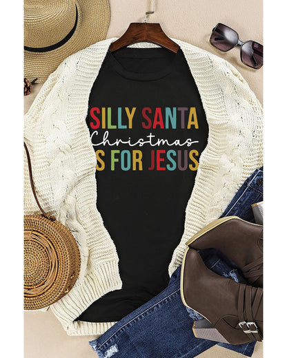 Azura Exchange Christmas is For Jesus Short Sleeve T-Shirt - S