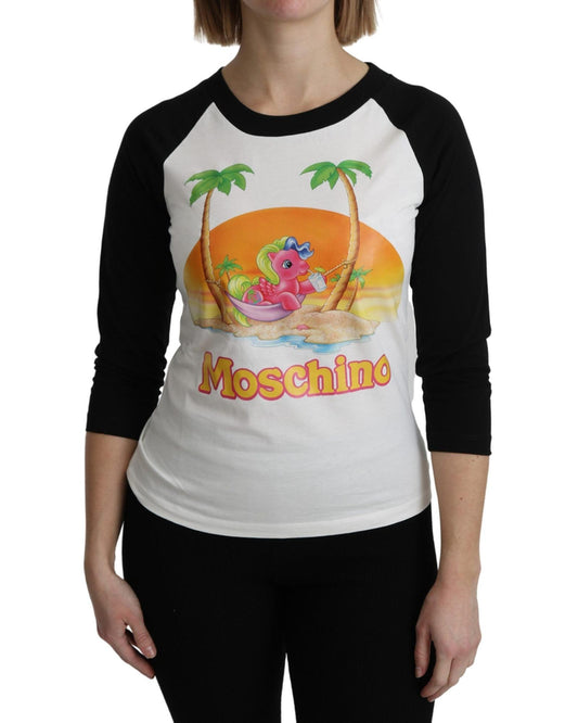 My Little Pony Crew Neck T-shirt 3/4 Sleeve Top 36 IT Women