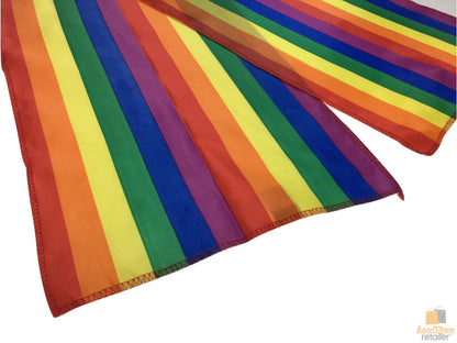 GAY PRIDE RAINBOW SCARF Wrap Holiday Parade Gift Lesbian LGBT