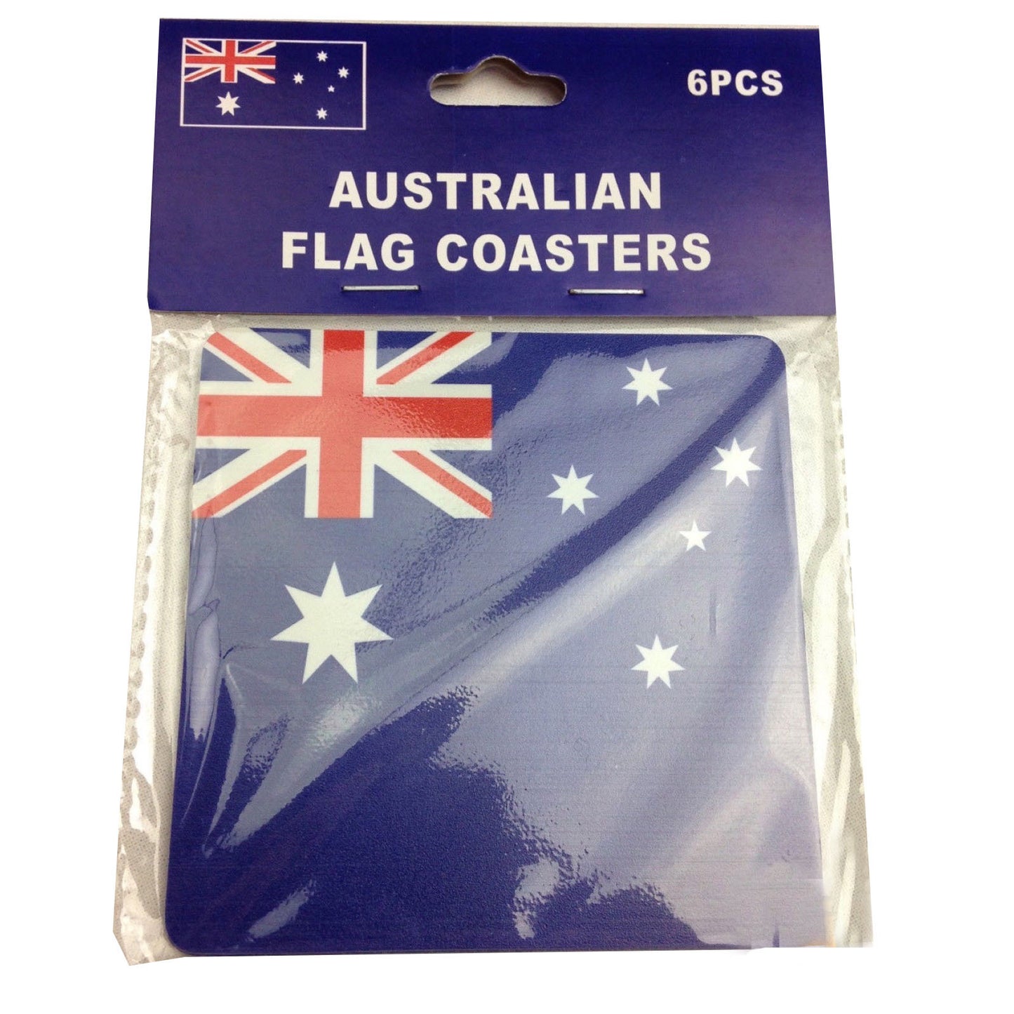 6pcs AUSTRALIA FLAG COASTERS Placemat Table Drinks Wine Beer Holder Souvenir