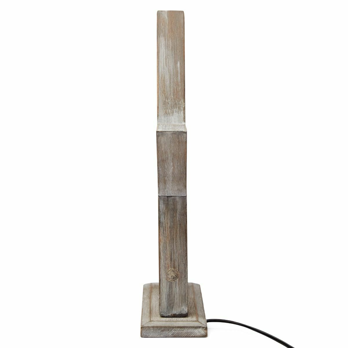 33cm Bamboo Star LED Table Lamp Light Modern Bedside - Antique Timber