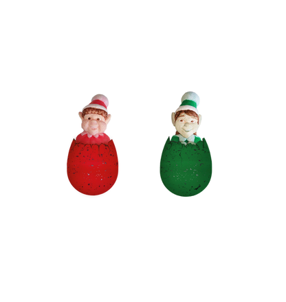 Large Elf Hatching Egg Kids Toy Traditional Christmas Elf