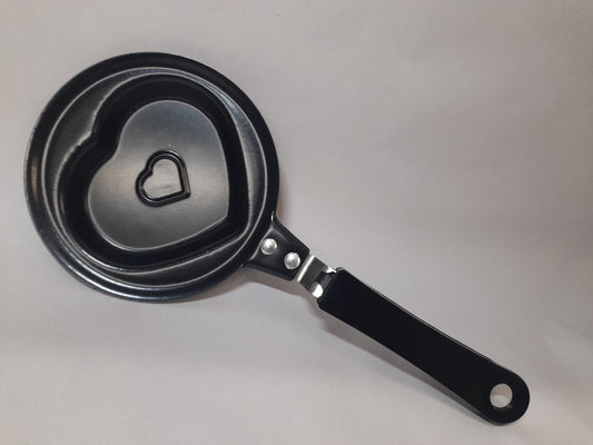 Heart Shape Mini Frypan, non-stick FUN product, cook HEART shaped eggs, Free Delivery