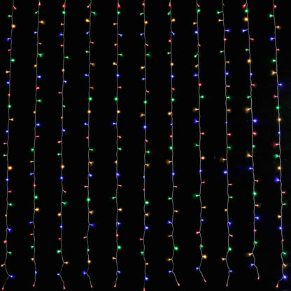 LED Curtain Lights 6mx3m 600 Multi-Color