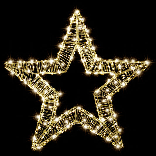 LED Starry Gold 3D Star – 50cm