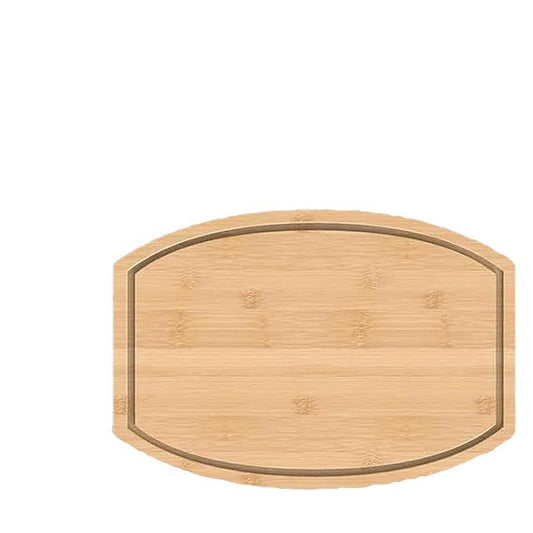 Corner Bamboo Cutting Board with Juice Groove – Space-Saving Kitchen Countertop Board