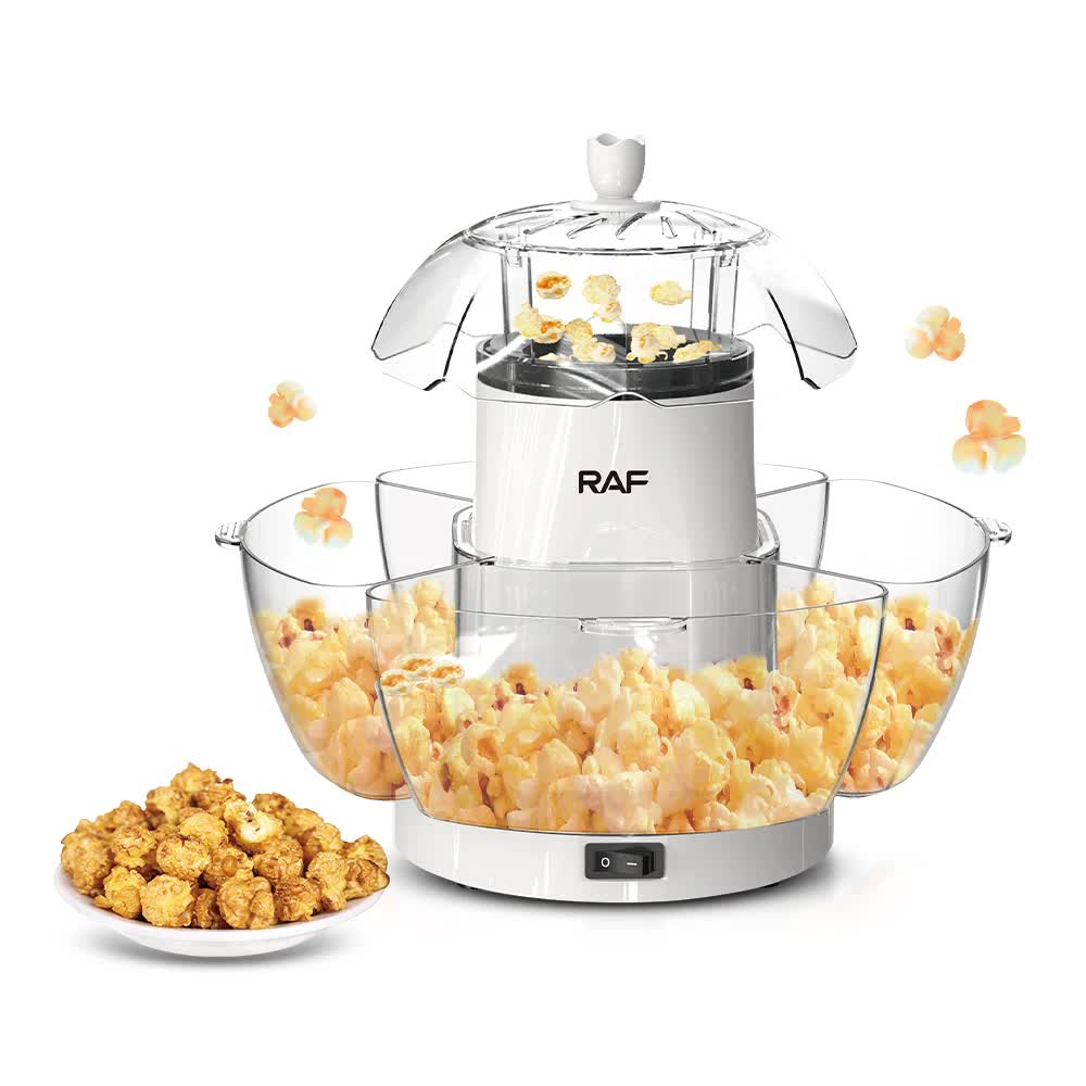 Hot Air Popcorn Maker, Automatic Electric Popcorn Machine, Home DIY Popcorn Maker