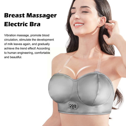 Electric Breast Massager Bra - Wireless, Comfortable Vibration Massage for Relaxation and Circulation