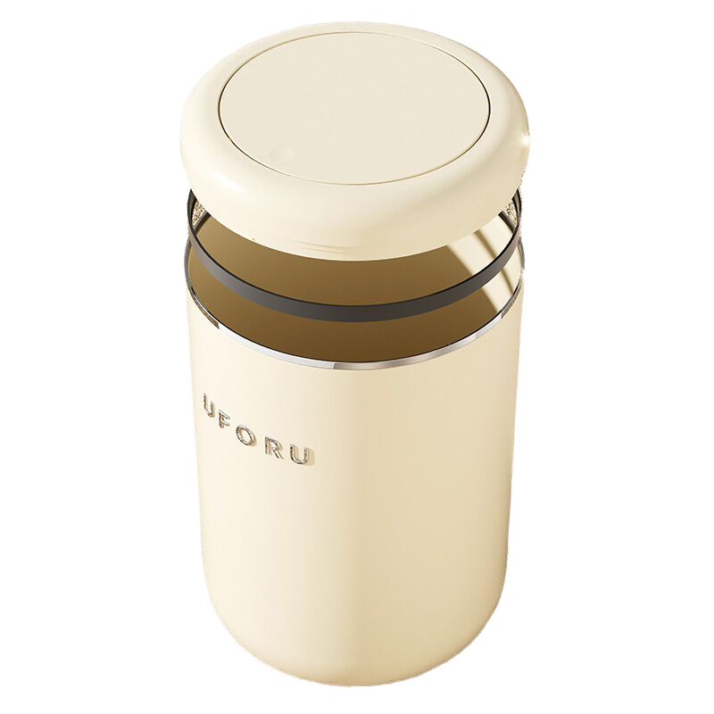 Floor standing trash can (12L), cream white, 22 * 35cm