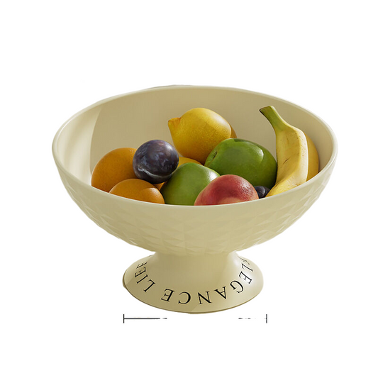 Diamond Fruit Plate Cream White 25.8/12.8x13.5cm