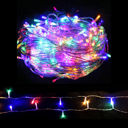 Jingle Jollys 100M Christmas Lights String Light 500 LED Colourful