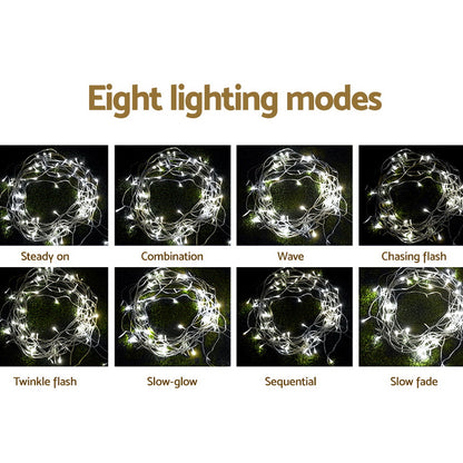 Jingle Jollys 100M Christmas Lights String Light 500 LED Cool White